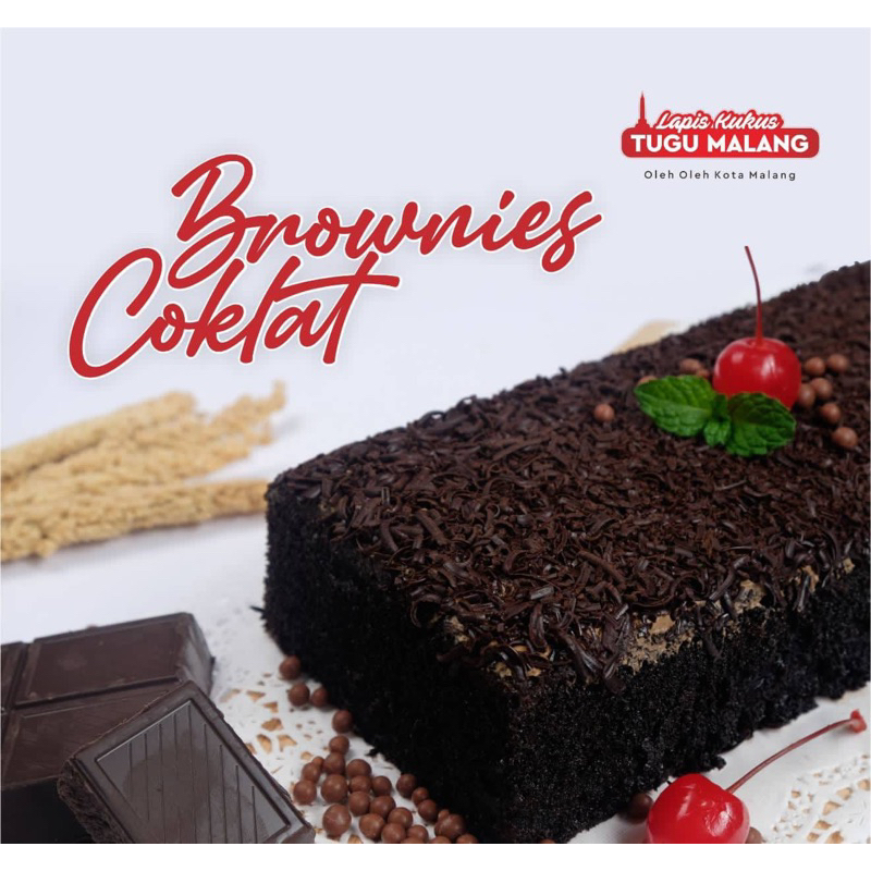 Tugu malang brownies coklat